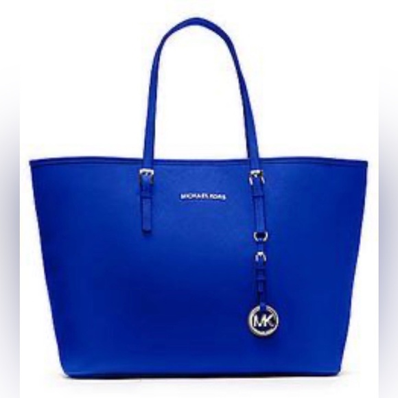 Michael Kors Handbags - Michael Kors Vibrant Blue Tote